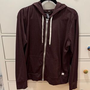 Vuori brown women’s zip up large